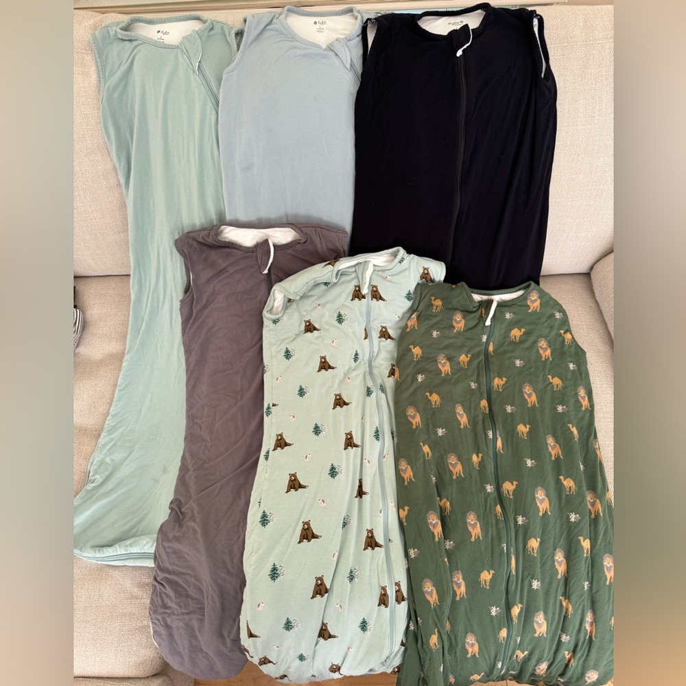 NOT FOR SALE **  Baby sleep sack bundle! 6 in total, 0.5 TOG-1.0 TOG!
